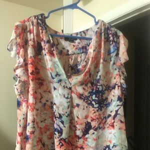 Pastel colored blouse